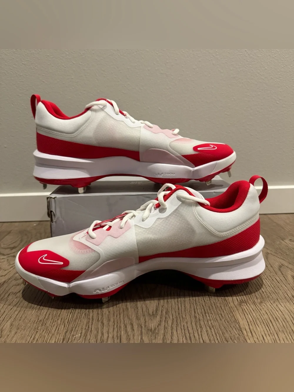 Nike Force Zoom Trout 9 Pro University Red White